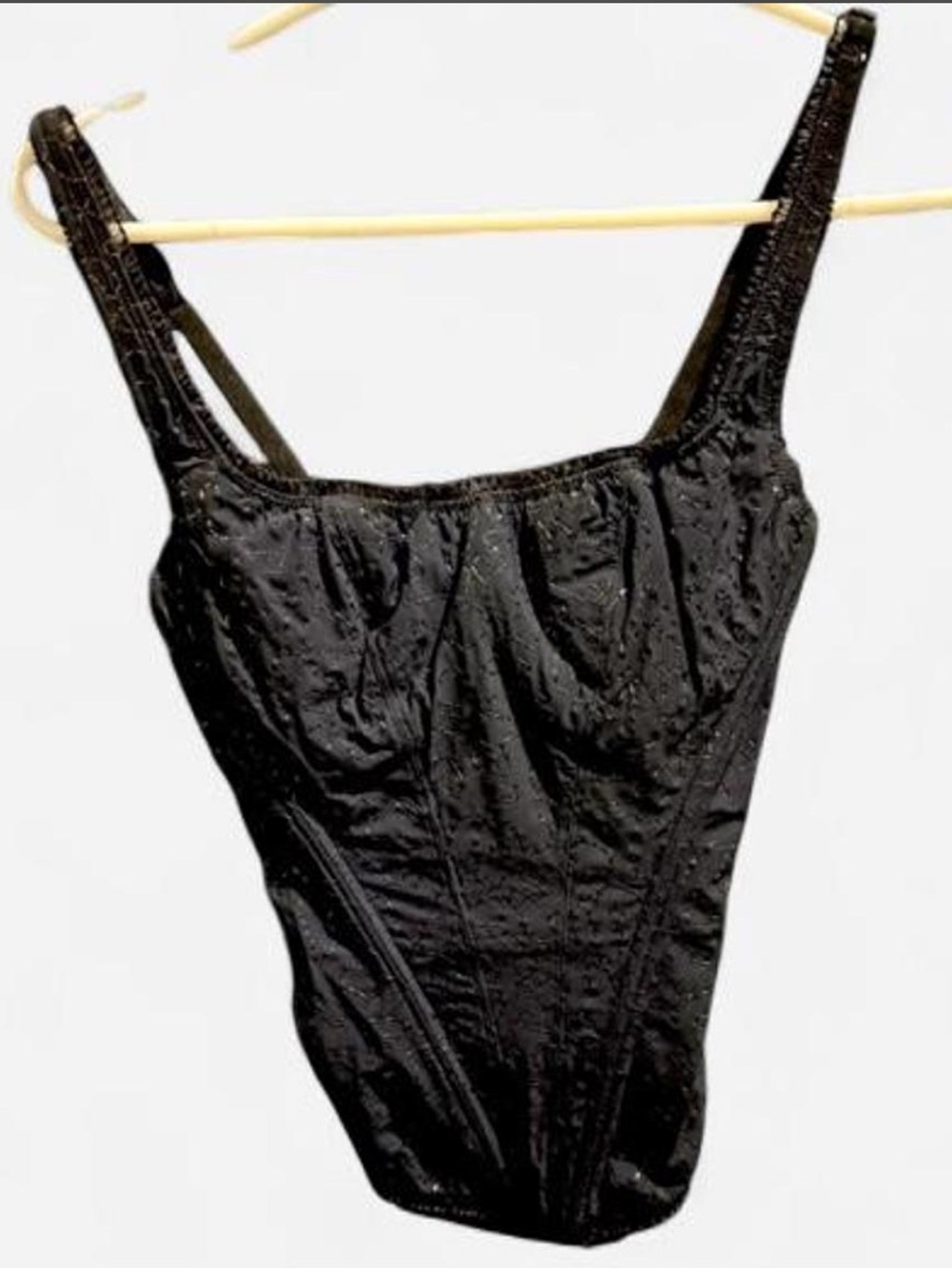Vintage Felina Lingerie Embroidered Corset Top